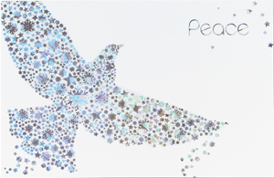 Dove of Peace at Christmas Time